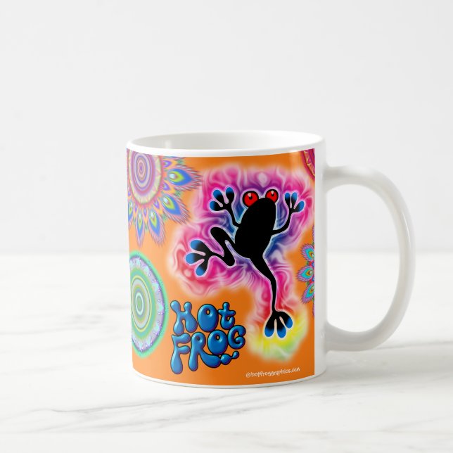 Hot Frog Surf classic coffee mug. Mug (Right)