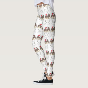 Hot Fudge Ice Cream Shoppe Sundae Foodie Leggings