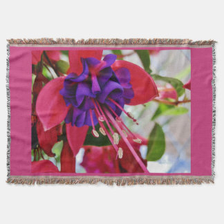 Hot Fuscia! Throw Blanket