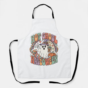 Hot Ghoul Halloween Ghost Witch Hat Skateboard Apron