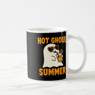 Hot Ghoul Summer Cute Funny Ghost Halloween Coffee Mug