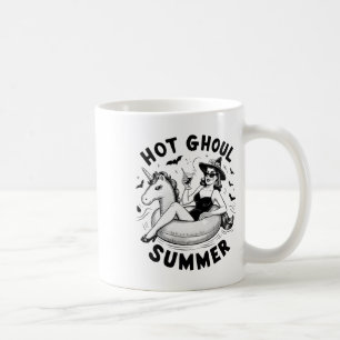 Hot Ghoul Summer Funny Halloween Outfit Costumes  Coffee Mug