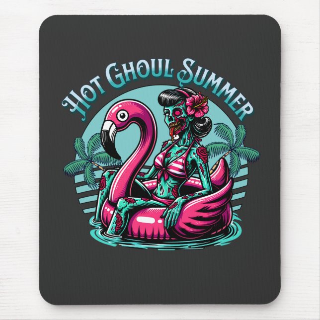 Hot ghoul summer mouse mat (Front)