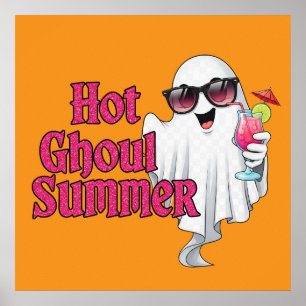 Hot Ghoul Summer Tee Poster