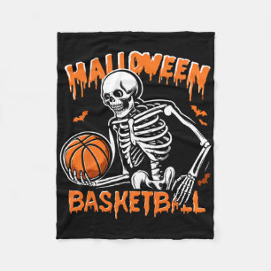 Hot Ghoul Vibes Funny Witch Spooky Summer Hallowee Fleece Blanket
