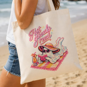 Hot Ghouls Read Summerween Book Lover Tote Bag