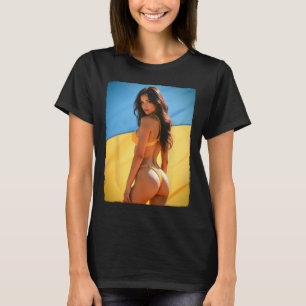 Hot Girl On Shirt For Men - Y Booty Model - Ukrain
