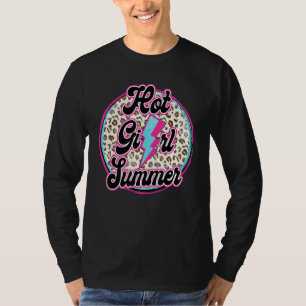 Hot Girl Summer Cool Mum Mum Life Leopard Thunder T-Shirt