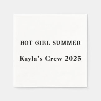 Hot Girl Summer Custom Napkins – Girls Trip 2025