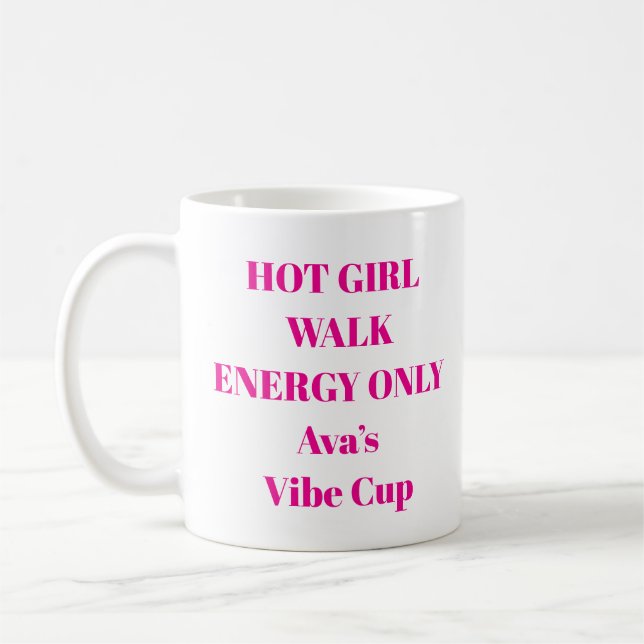 Hot Girl Walk Energy Mug (Left)