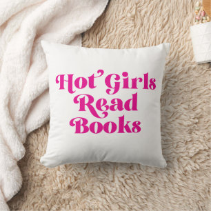 Hot Girls Read Books Cushion