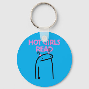 Hot Girls Read Key Ring
