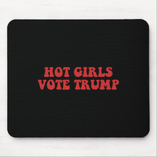 Hot Girls Vote Trump Voting Trump 2024 Election Tr Mouse Mat