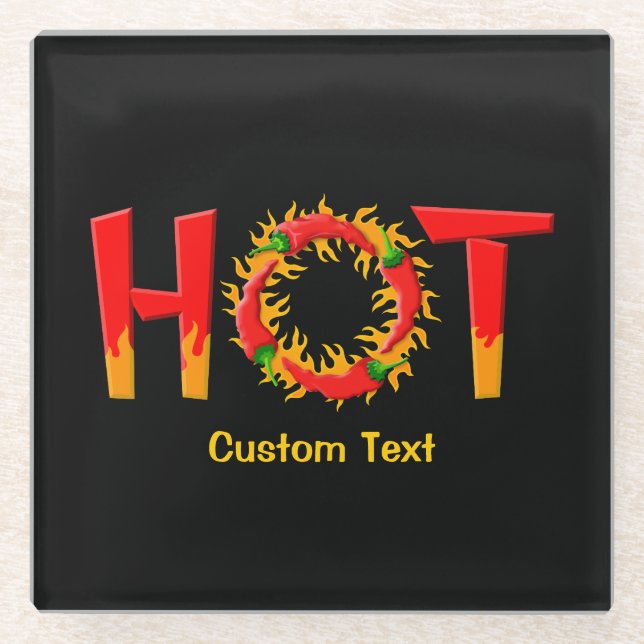 HOT GLASS COASTER (Front)