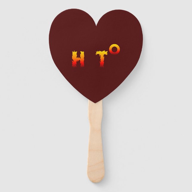 Hot | Global Warming Hand Fan (Front)