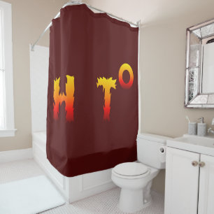 Hot Global Warming Shower Curtain