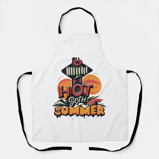 Hot Goth Summer Chic  Apron (Front)
