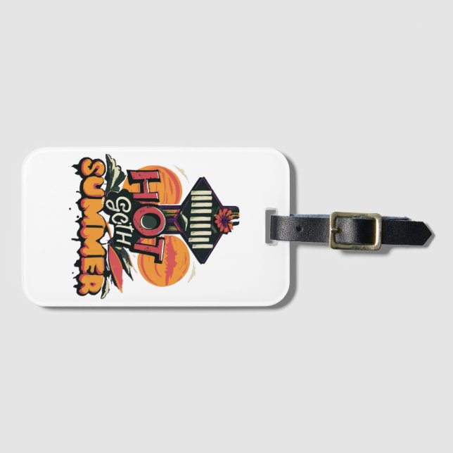 Hot Goth Summer Chic  Luggage Tag (Front Horizontal)