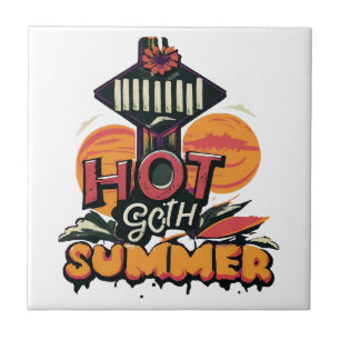 Hot Goth Summer Chic Tile
