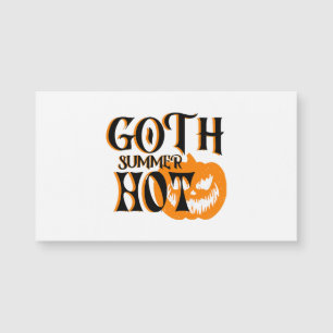 Hot Goth Summer-Horror Smiling Pumpkin