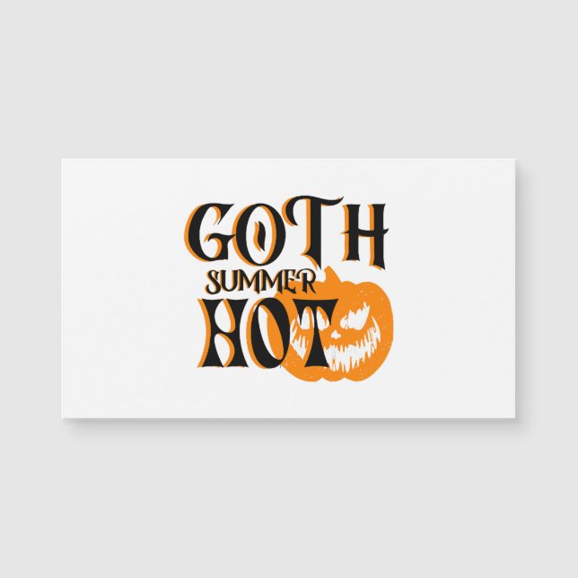 Hot Goth Summer-Horror Smiling Pumpkin (Front)