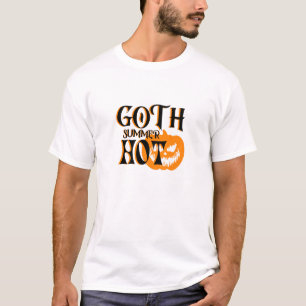 Hot Goth Summer-Horror Smiling Pumpkin T-Shirt
