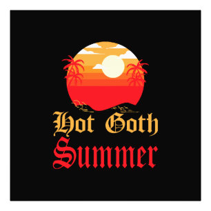 hot goth summer  photo print