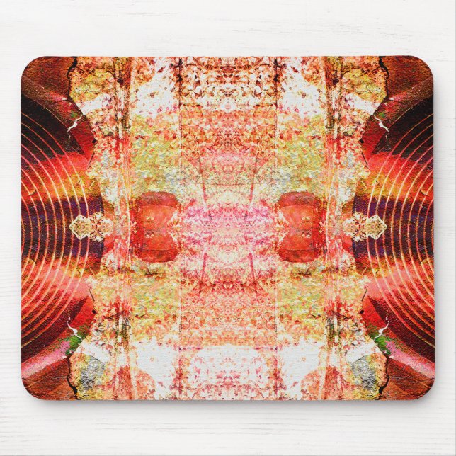 Hot grunge audio speakers mouse mat (Front)