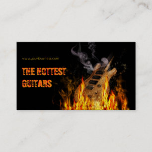 Hot Guitars 🔥🎸 Business Card