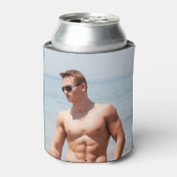 Hot Guy Bare Chest Muscular Abs Beach Shirtless