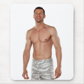 Hot Guy Sexy Stud Shirtless Muscle Man Hunk Mouse Mat