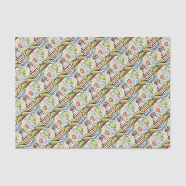 -hot hair balloon tissue paper (Front)