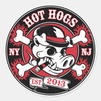 Hot Hogs™ Classic Round Sticker