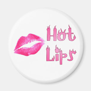 HOT HOT HOT LIPS by SHARON SHARPE Magnet