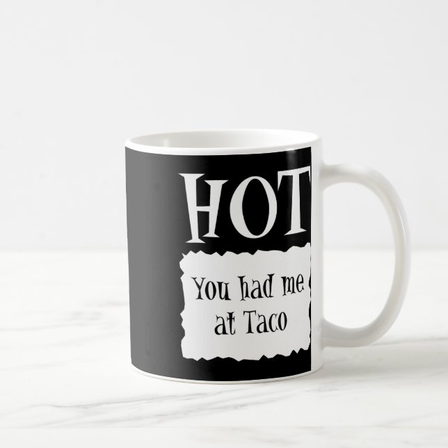 Hot - Hot Packet Halloween Taco Costume 1  Coffee Mug (Right)