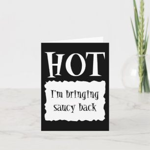 HOT - Hot Packet Halloween Taco Costume Card