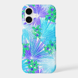 Hot House Plumeria Hawaiian Tropical - Turquoise