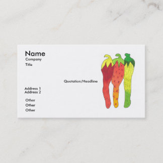 Hot Impression Business Card Template