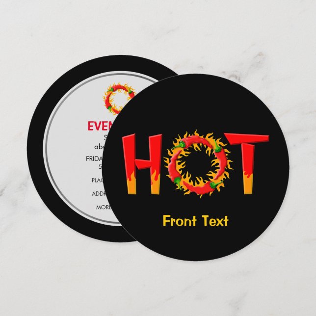 HOT INVITATION (Front/Back)