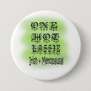 Hot Irish Lassie Button by Brownielocks