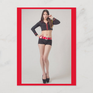 Hot Japanese Model photo Postcard