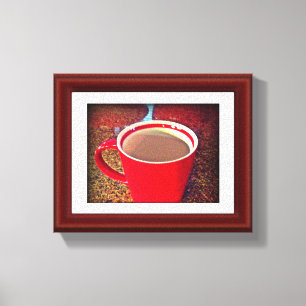 Hot Java Time Stretched Canvas Print