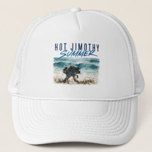 Hot Jimothy Summer Funny Racoon Ocean Retro Desig Trucker Hat