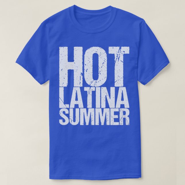 Hot Latina Summer T-Shirt (Design Front)