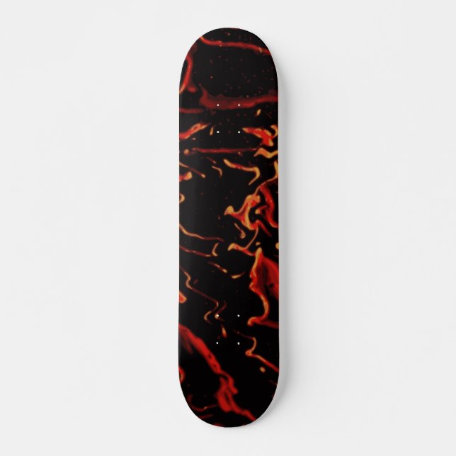 Hot Lava - customise your own Skateboard (Front)