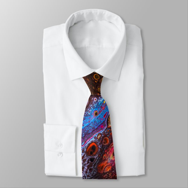 Hot Lava Men's Tie (Tied)