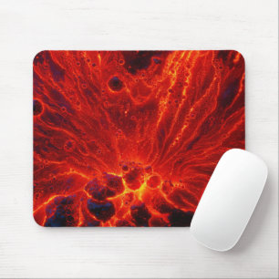 Hot Lava Surface (Style 2) Oil Painting Mouse Mat