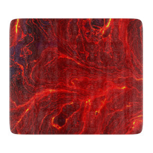 Hot Lava Surface (Style 3) Oil Painting Cutting Board