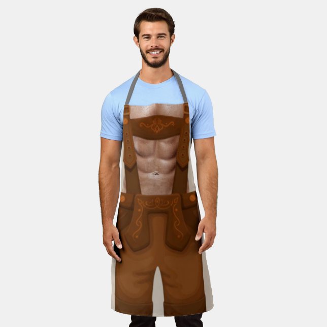Hot Lederhosen Apron (Worn)