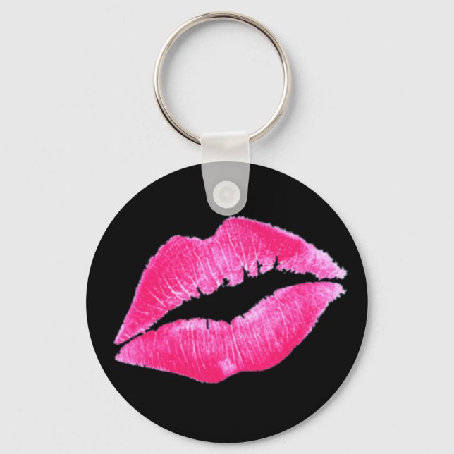 HOT LIPS by SHARON SHARPE Key Ring (Front)